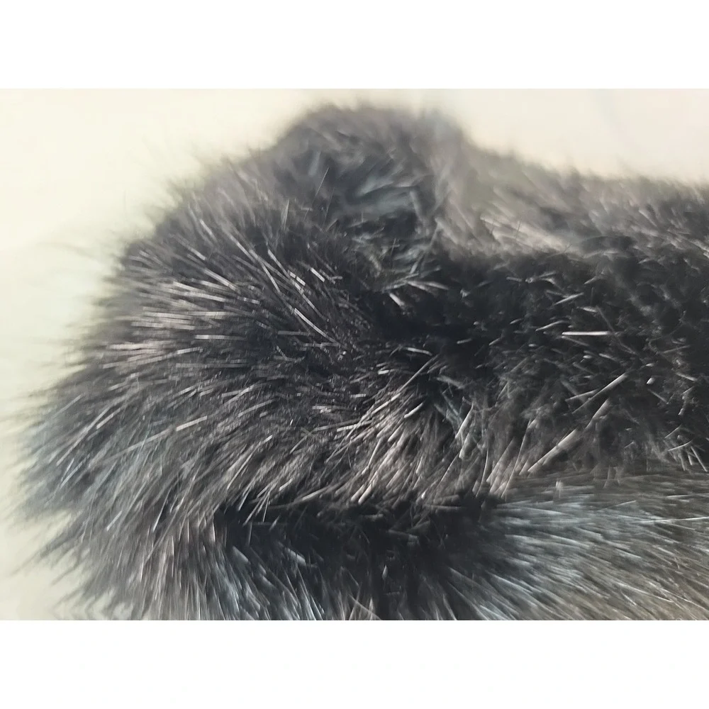 Zara Black Faux Fur Infinity Circle Winter Neck Warmer Scarf Luxurious Black New